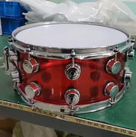 Têtes de tambour en PVC pour tambour à main de marche, personnalisables avec logo, en acrylique, cavité transparente de 10 mm d'épaisseur, vente en gros usine
