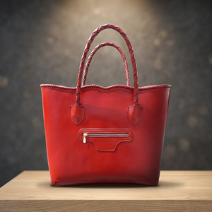 Prix d'usine – Pochette en cuir véritable avec fermeture éclair, design OEM, tendance, vintage, imperméable, légère, à rayures, grande capacité pour filles - Product Image 2