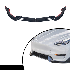 Parachoques delantero <span class=keywords><strong>de</strong></span> pala <span class=keywords><strong>de</strong></span> labio delantero <span class=keywords><strong>de</strong></span> tres etapas para modificación <span class=keywords><strong>de</strong></span> coche Universal para modelo Tesla y <span class=keywords><strong>divisor</strong></span> delantero - Product Image 1