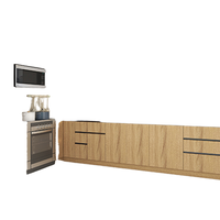 Offre Spéciale : Meubles de Cuisine Modulaires Personnalisés Écologiques et Étanche avec Panneaux MDF Mélaminé Modernes et Caissons en Contreplaqué
