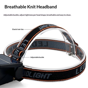 Lampe frontale YesFire IP54 étanche à énergie <span class=keywords><strong>solaire</strong></span>, portable, pour camping en extérieur, pêche nocturne, <span class=keywords><strong>LED</strong></span> puissante, longue portée - Product Image 5