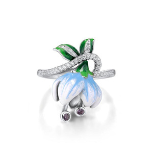 Elegante Anello a Fiore per Donne, Gioiello da Dito alla Moda - Product Image 3