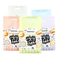 Sachets d'emballage personnalisés pour aliments pour animaux de compagnie, qualité alimentaire, scellés sur trois côtés, pochettes transparentes, vente en gros directe usine pour aliments pour chiens et chats
