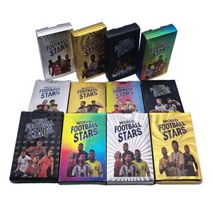 Tarjetas de Estrellas del Fútbol para la Liga de Campeones, Cristiano Ronaldo, 55 Tarjetas con Lámina Dorada, Juego de Mesa de Madera Personalizado para la Primera Infancia - Product Image 3