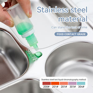 Bandeja de Comida de Acero Inoxidable 304, Bandeja de Almuerzo <span class=keywords><strong>Escolar</strong></span> SUS 304, Bandeja de Servir Dividida con 3/4/5 Compartimentos, Plato para la Cena - Product Image 4