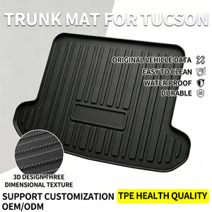 Alfombrilla para Maletero de Coche de Material TPE Resistente al Agua y a la Intemperie, para <span class=keywords><strong>Hyundai</strong></span> <span class=keywords><strong>Tucson</strong></span> 2020-2025, Diseño ODM - Product Image 1