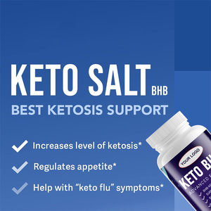 Capsules de régime cétogène OEM ODM avec des sels de BHB, augmentent le niveau de cétose, régulent l'appétit, aident à soulager les symptômes de la métothérapie. - Product Image 3