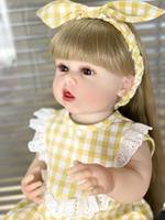 Muñeca Reborn de Silicona Suave de 22 Pulgadas VTU, Muñeca de Vinilo Realista para Niñas, Regalo para Niños