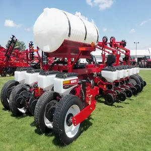 Máquina plantadora de maíz, Tractor de alta calidad, fertilizante de maíz, 4 rollos