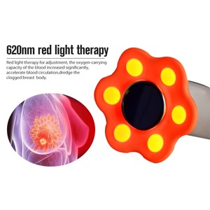 Appareil de massage électrique sans fil chauffant et vibrant pour le raffermissement et l'agrandissement des <span class=keywords><strong>seins</strong></span>, mini masseur mammaire électrique - Product Image 4
