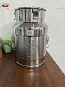 Prix direct usine – Marmite à soupe en acier inoxydable 304 avec couvercle, capacité 10L-100L, seau de restauration pour stockage de liquides chauds/froids – Vente en gros - Product Image 2