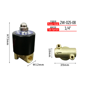 2W-025-08 Fontaine D'eau Électrovanne Sous-Marine Cu Alliage Corps de Vanne - Product Image 1