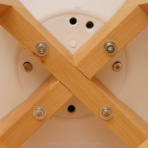 Sedia da Pranzo in Plastica con Gambe in Legno, Arredamento per Casa, Sedia Bianca in PP, Chaises Salle à Manger, Cadeiras De Jantar - Product Image 6