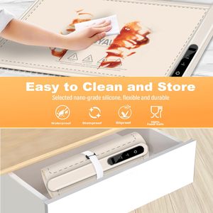 Plaque chauffante portable en silicone souple pour la maison, contrôle tactile, isolation alimentaire, 500W, pour l'hiver - Product Image 4
