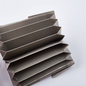 Portacarte a fisarmonica RFID 9,5x5,5 cm con 9 scomparti, inserto a fisarmonica 55 mm orizzontale per pagine interne del portafoglio, motivo organico, 2 colori misti - Product Image 4