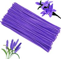CHENXI-Jouet Éducatif en Vrac de Couleur Mixte, Limpia, Pipas, Fil Fuzzy, Tige, Bricolage, Fleurs, 100 Pièces