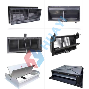 ช่องอากาศเข้าหน้าต่างพลาสติก ABS สำหรับฟาร์มไก่อุปกรณ์ฟาร์มสัตว์ปีก - Product Image 2