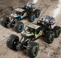 2,4G Großes RC-Auto mit 45-Grad-Steigfähigkeit, TPR-Antirutsch-Reifen, Geländewagen, Spielzeug für Jungen, Stunt-Auto