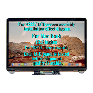 Schermo LCD per <span class=keywords><strong>MacBook</strong></span> <span class=keywords><strong>Air</strong></span> 2020 A2337, Assemblaggio Schermo Superiore, Monitor 13.3 Pollici, Vendita all'Ingrosso - Product Image 1