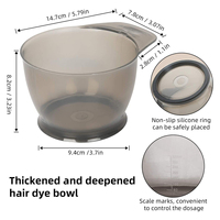 Vente en gros, 16 pièces, bols de teinture en plastique pour Salon de coiffure, outils de coiffure professionnels, ensembles de brosses de teinture