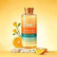 Gel Moussant Parfumé Éclaircissant à la Vitamine C et Niacinamide, Rafraîchissant et Nourrissant pour le Nettoyage et les Soins de la Peau