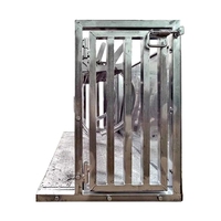 Attache-tête en acier inoxydable pour moutons, attache-tête pour le cou, équipement d'élevage de chèvres, attache-tête réglable pour moutons
