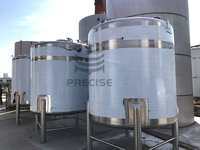 Réservoir de mélange de liquide de refroidissement chauffant en acier inoxydable à double enveloppe 200l 300l 500l 1000l avec agitateur