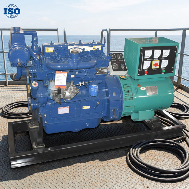 Factory Price Marine diesel Generator 400v 380V  50hz 60hz 3 Phase 30kw 40KVA High-efficiency Weifang Power Generator Set