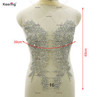 WDP-475 Nouvelle arrivée Robe à panneaux avec appliques de fleurs 3D en perles pour soirée de bal