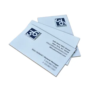 Korte Levertijd Custom Design 300gsm Papieren Kaart Naam Business Card Printing