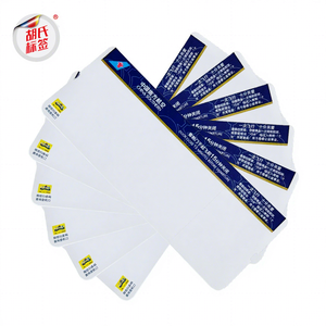 Impression de billets personnalisés d'usine d'origine 120gsm-230gsm Billets d'avion Billets d'embarquement Étiquette Carte de visite Film de plastification gratuit - Product Image 1