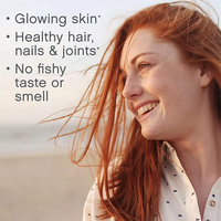 Collagène marin en poudre, marque privée OEM, complément beauté avec collagène de poisson et fibres prébiotiques pour l'hydratation de la peau