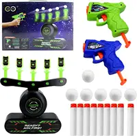 Плавающий шар, электронная игра для стрельбы для детей с пенным Дротиком, игрушечный пистолет, 10 плавающих шариков, плавающие мишени для оружия