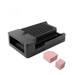 Turuncu <span class=keywords><strong>Pi</strong></span> 4/4B/4Lts geliştirme kurulu termal iletken yapıştırıcı ile evrensel koruyucu kabuk alüminyum alaşım... - Product Image 1