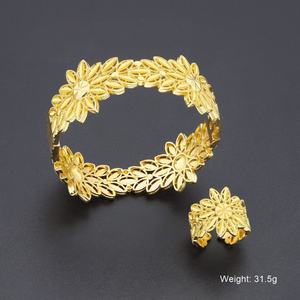 Jxx Juego de Joyería Italiana de Latón Chapado en Oro de 24K de Alta Calidad, Nueva Oferta de Joyería de Moda para Bodas, Fiestas y Regalos - Product Image 2