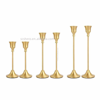 Porte-bougie en fer forgé en laiton vintage de haute qualité, décorations romantiques pour dîner aux chandelles, cadeau, décorations de café
