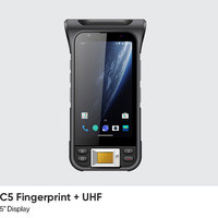 Chainway C5 6 pulgadas 4GB + 64GB Android 11 lector RFID UHF de mano de largo alcance escáner de código de barras 2D PDA resistente pantalla de 5 pulgadas WIFI Stock