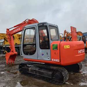 รถขุดขนาดเล็ก รุ่นญี่ปุ่น EX60-1 EX60-2 EX60-5 รถขุดฮิตาชิ EX60 มือสอง พร้อมอะไหล่หลัก - Product Image 4