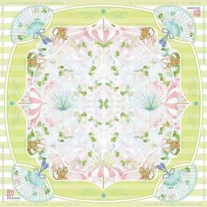 Tapis de <span class=keywords><strong>jeu</strong></span> personnalisé de qualité supérieure pour tables à cartes avec motif d'oiseaux bleus et blancs, idéal pour le mahjong, les dominos, le poker - Product Image 2