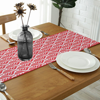 Chemin de table en tissu imperméable, écologique, lavable, durable, réutilisable, personnalisable, imprimé, 100% coton, Mayuri Creations