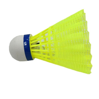 JINFAN Balle de badminton lumineuse légère et durable, résistante au vent, 5g, avec tête en polystyrène pour l'entraînement en extérieur