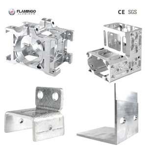 Nhôm tổ ong cắt nhôm hình chữ U hồ sơ gia công CNC phần chính thức CNC phần nhà sản xuất tùy chỉnh tùy chỉnh CNC phần nhôm - Product Image 1