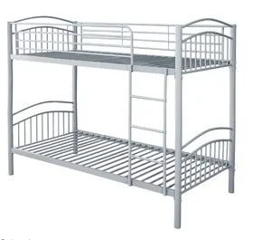 学校の家具寮の金属フレーム二段ベッド鉄寮二段ベッド大人のダブルメタルスチールベッド