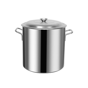 Seau à soupe multifonctionnel en acier inoxydable 6L-40L avec couvercle Seau à soupe commercial en métal pour la cuisson au buffet - Product Image 5