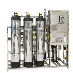 โรงงานผลิตน้ำดื่ม 500 ลิตรต่อชั่วโมง สแตนเลส 304/316 ปั๊ม PLC ระบบกรองน้ำแบบออสโมซิสผันกลับประสิทธิภาพสูง ได้รับการรับรองมาตรฐาน CE 500 ลิตรต่อชั่วโมง - Product Image 1