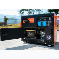 Générateur diesel silencieux portable VG 1/3 phase 220v/380v mini pour usage domestique, insonorisé, 3kw 5kva 6kw 7kva 8kva