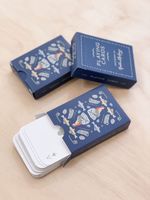 Cartes à Jouer Personnalisées avec Boîte Rigide et Estampage à Chaud, Portables pour Fêtes d'Anniversaire, Jeux et Poker (Cartes de Jeu Personnalisées)