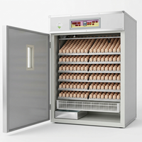 Incubateur automatique Agricon pour poulets, canards et autruches, taux d'éclosion de 98 %, retournement des œufs multifonctionnel, acier inoxydable, plastique, neuf
