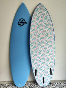 Tabla de surf <span class=keywords><strong>Softboard</strong></span> personalizada para escuela de surf con tecnología de bolsa de vacío IXPE Soft Top y hard HDPE Bottom - Product Image 4