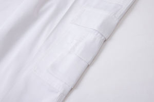 Overoles Blancos con Logotipo Personalizado |   <span class=keywords><strong>Mono</strong></span> de Trabajo Industrial Multibolsillos al por Mayor para Limpieza y Hostelería - Product Image 6